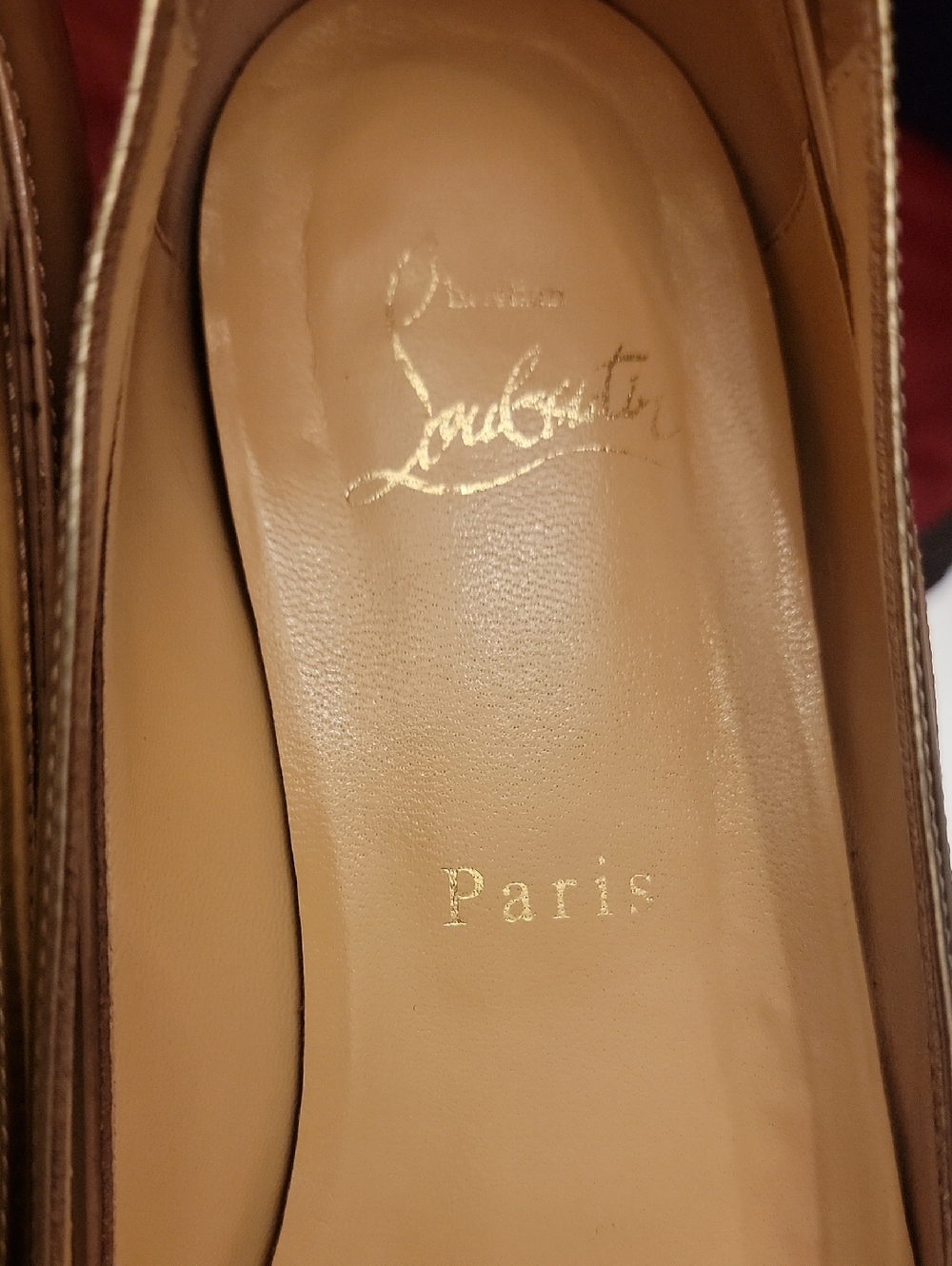 Christian Louboutin Suspenado Flats Sz37.5 - Picture 9 of 12